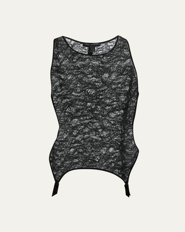 Enchante Lace Garter Tank